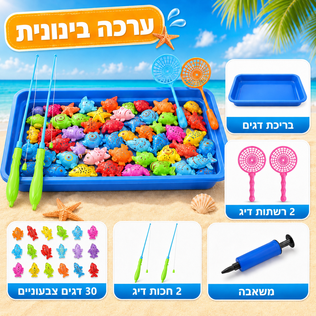 תפוס ת'דג - משחק דייג לילדים